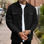 Herren modische Hemdbluse mit praktischen Taschen und modischem Design R&B