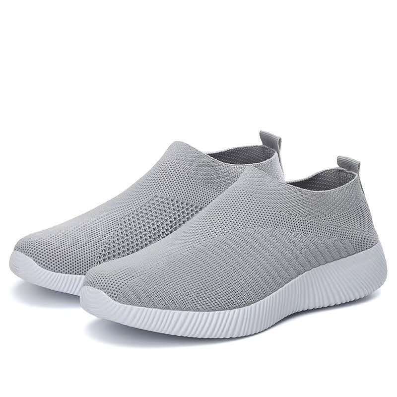 Damen luftige Slip-On Sneakers mit atmungsaktivem Design R&B