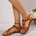 Damen Komfortable Sandalen mit bohemian-inspiriertem Design R&B