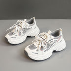 Damen Sportliche Sneaker mit atmungsaktiver Netz-Oberfläche und verstärkter Dämpfung R&B