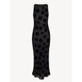 Damen Maxi-Kleid mit floralem Spitzenmuster und elegantem, schwingendem Saum R&B