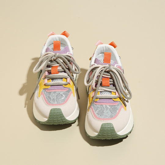 Damen Sportliche Sneaker mit atmungsaktiver Mesh-Oberfläche und innovativem Dämpfungssystem R&B