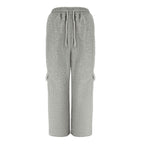 Damen Cargo-Hose mit elastischem Bund und Seitentaschen EB