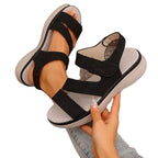 Damen Komfortable Sandalen mit ergonomischem Fußbett R&B