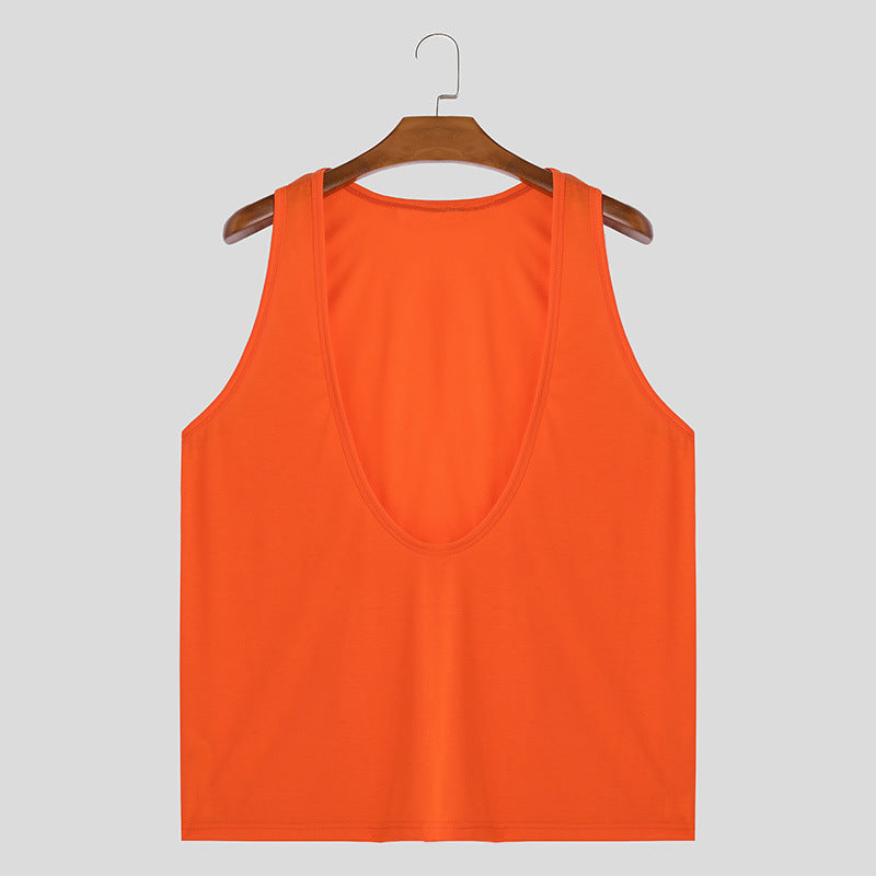 Herren Sportliches Ärmelloses T-Shirt aus atmungsaktivem Material R&B
