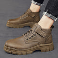 Herren robuste Schnürstiefel mit verstellbarem Riemen