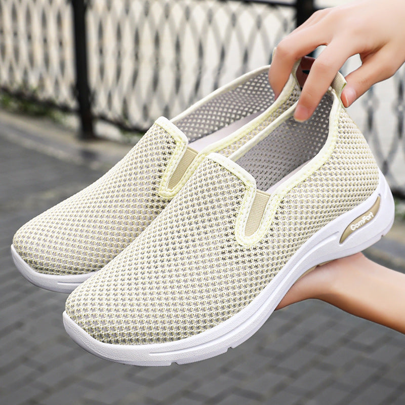 Damen Bequeme Slip-On Sneakers mit atmungsaktivem Obermaterial R&B