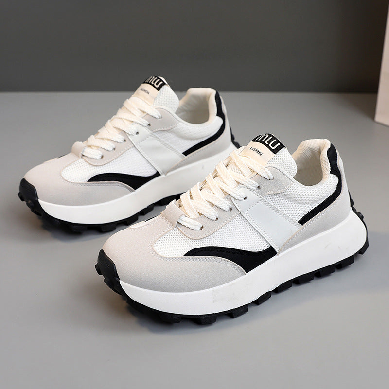 Damen Sportliche Sneaker mit luftiger Mesh-Oberfläche und rutschfester Sohle R&B
