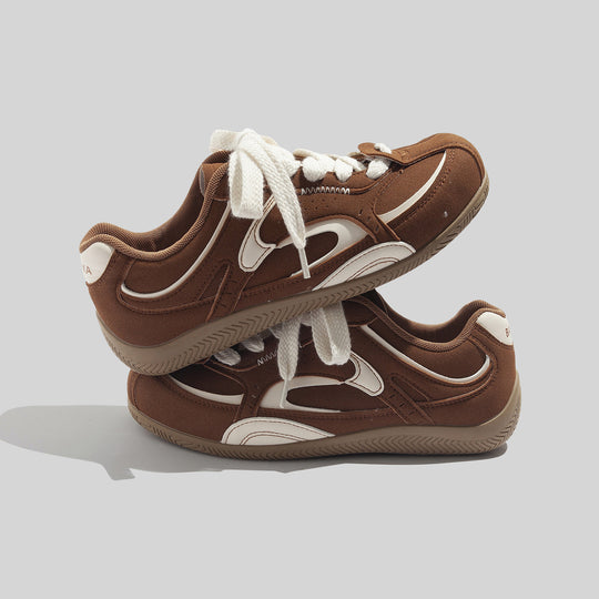 Damen Sportliche Sneaker mit rutschfester Gummisohle und atmungsaktiver Struktur R&B