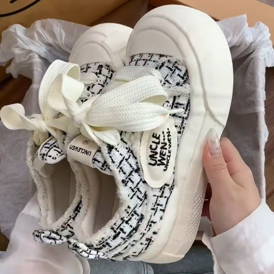 Damen Bequeme Sneakers mit kuscheligem Innenfutter und trendigem Design R&B
