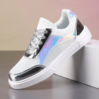 Damen Modische Sneakers mit reflektierendem Obermaterial