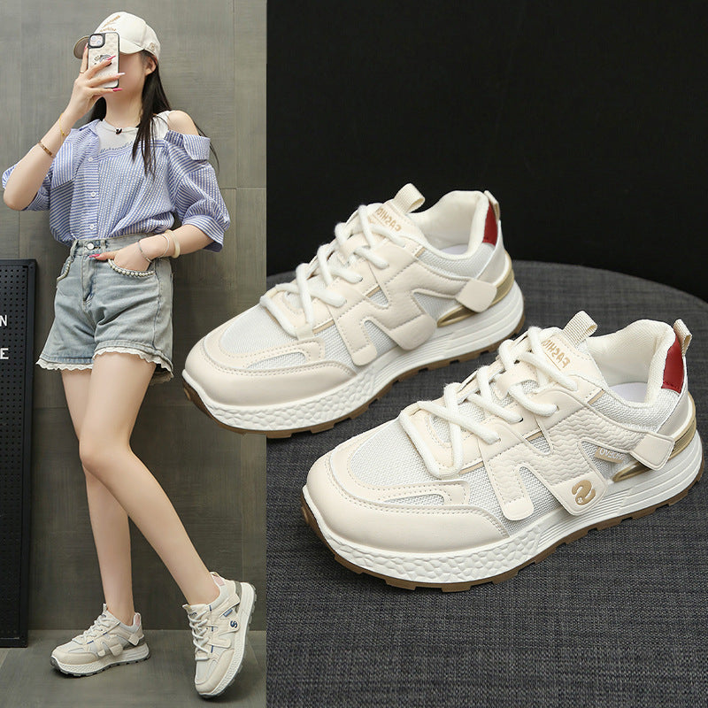 Damen Sportliche Sneakers mit atmungsaktivem Mesh-Obermaterial und komfortabler Dämpfung R&B