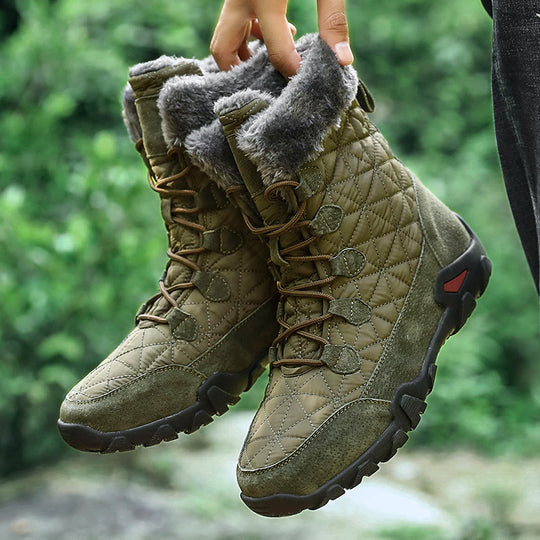 Damen gefütterte Winterstiefel mit rutschfester Sohle von R&B