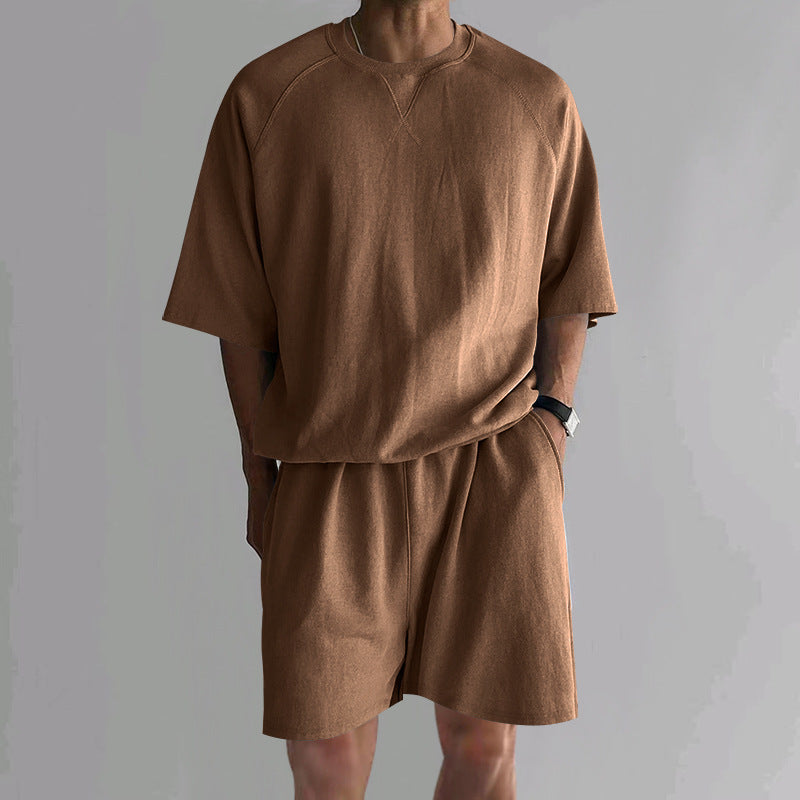 Herren funktionales Freizeit-Set aus atmungsaktivem Material mit bequemer Passform R&B