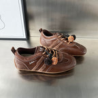 Damen Sportliche Freizeitschuhe aus hochwertigem Leder mit einzigartiger Dekoration R&B