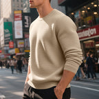 Herren strukturiertes Sweatshirt mit lässigem Schnitt und hohem Tragekomfort R&B
