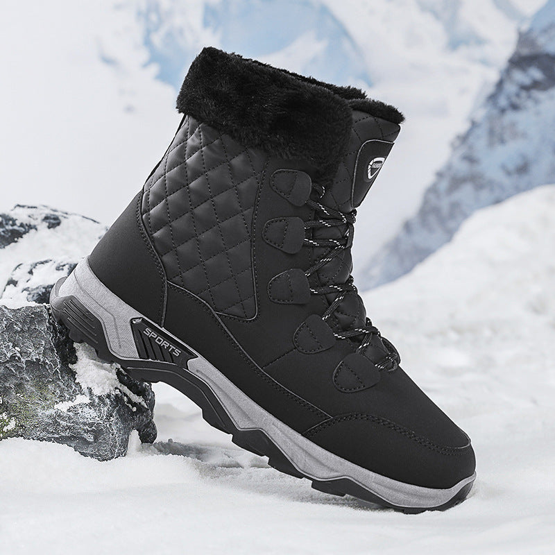 Damen Winterstiefel mit gefüttertem Innenbereich und griffiger Laufsohle