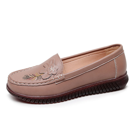 Damen Mokassins mit floralem Design und komfortabler Sohle R&B