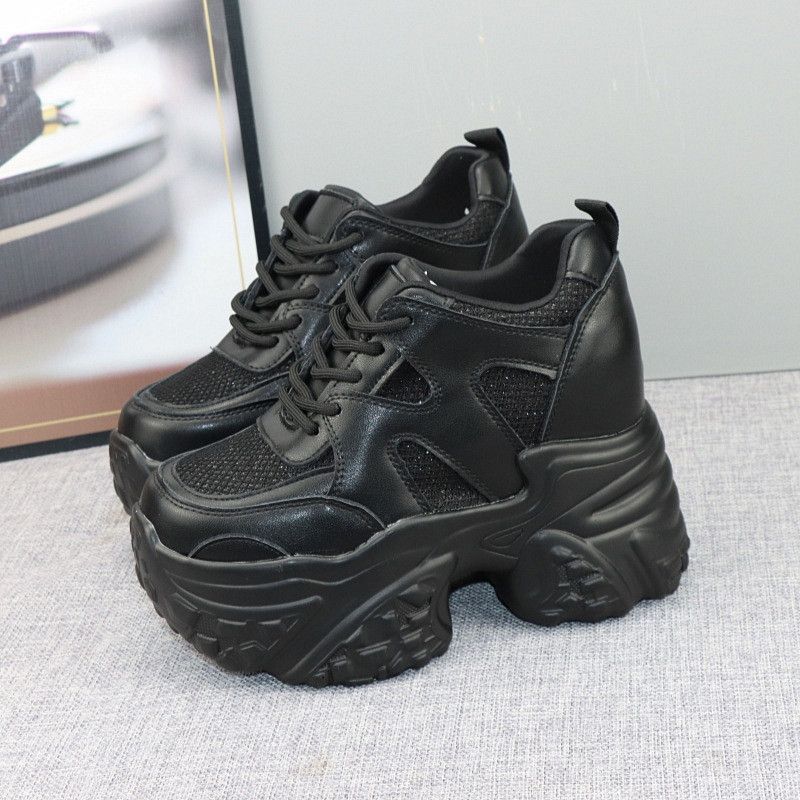 Damen Chunky Sneakers mit atmungsaktiver Mesh-Oberfläche und dämpfender Sohle R&B