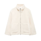 Damen Flauschige Teddyjacke R&B