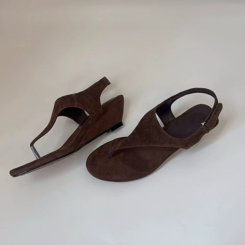 Damen Zehentrenner-Sandalen mit ergonomischem Fußbett und geschmackvollem Riemendesign R&B