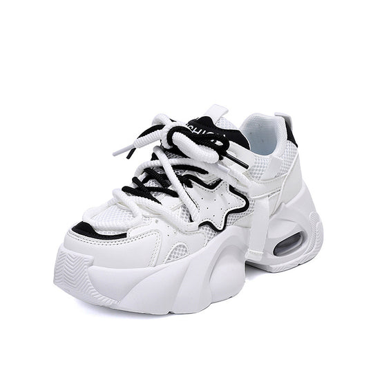 Damen Sportliche Sneakers mit atmungsaktiver Mesh-Oberfläche und rutschfester Sohle R&B