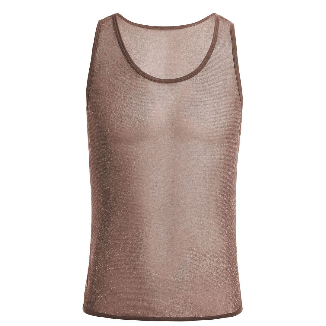 Herren Sportliches Netz-Tanktop R&B