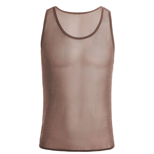 Herren Sportliches Netz-Tanktop R&B
