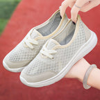 Damen Sportliche Sneaker mit atmungsaktivem Obermaterial und dämpfender Sohle R&B