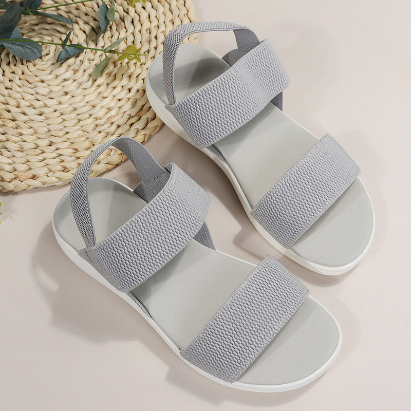 Damen Komfortable Zehentrenner-Sandalen mit verstellbaren Riemen R&B