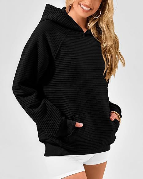 Damen Kapuzensweater aus strukturiertem Stoff R&B
