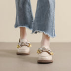 Damen Loafer mit elegantem Schleifen-Detail und bequemem Fußbett