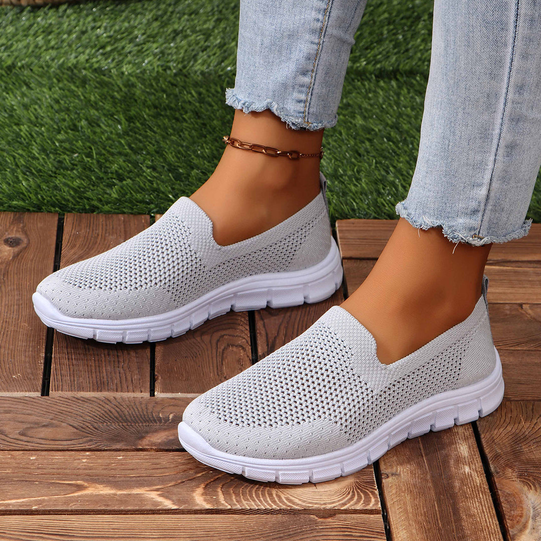 Damen Atmungsaktive Slip-On Sneakers mit flexiblem Design R&B