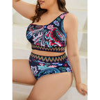 Damen Bikini-Set mit floralem Muster und sportlichem Schnitt R&B