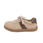 Damen Sneakers aus hochwertigem Wildleder mit modischem Farbakzent