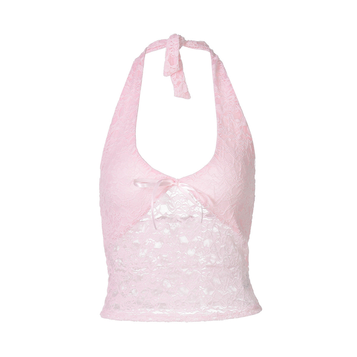 Damen Haltertop aus feiner Spitze R&B