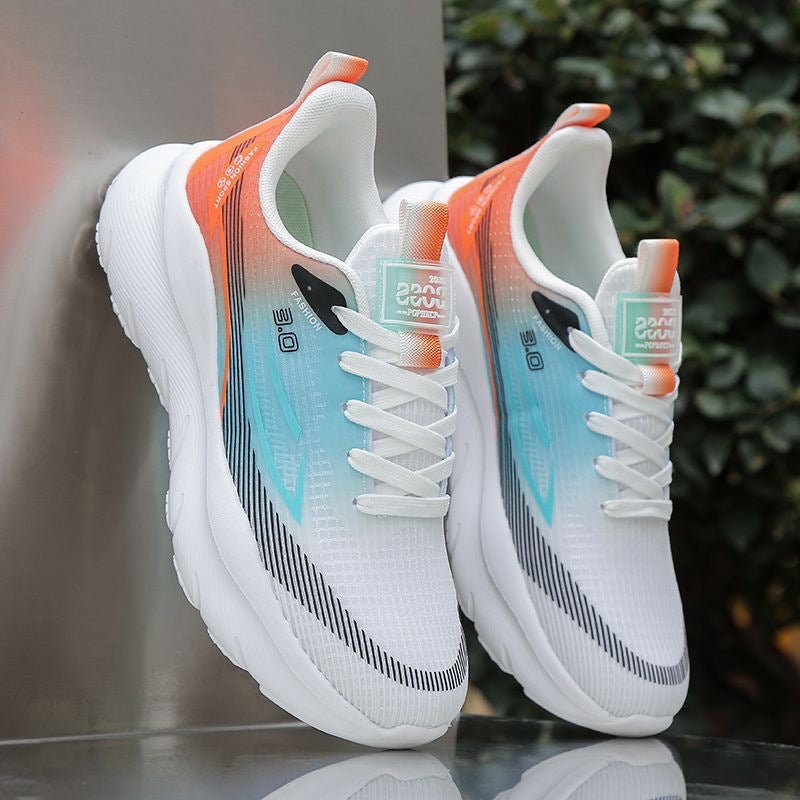 Damen Lauf-Sneaker mit atmungsaktiver Oberflächenstruktur und dämpfender Sohle R&B