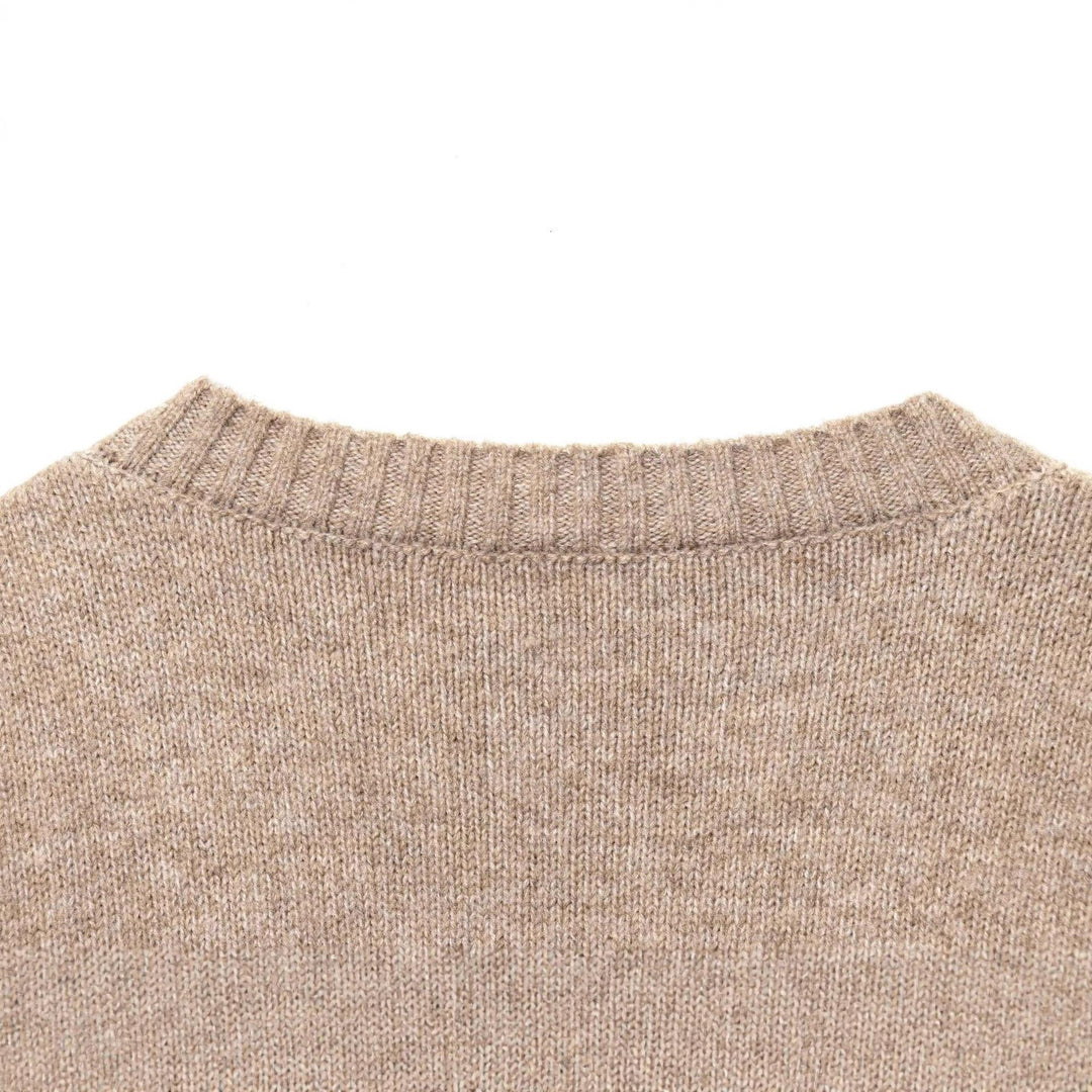 Damen gemütlicher V-Ausschnitt Pullover R&B