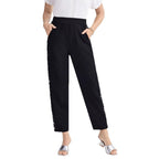 Damen Elegante und bequeme Hose mit seitlichen Taschen