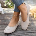 Damen Ballerinas mit elegantem Kreuz-Design und komfortabler Innensohle R&B