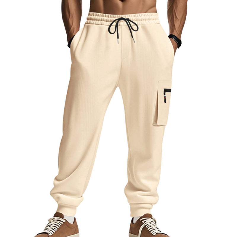 Herren Cargohose mit praktischen Seitentaschen und elastischem Bund R&B