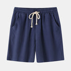 Herren Bermuda-Shorts mit elastischem Bund und seitlichen Taschen