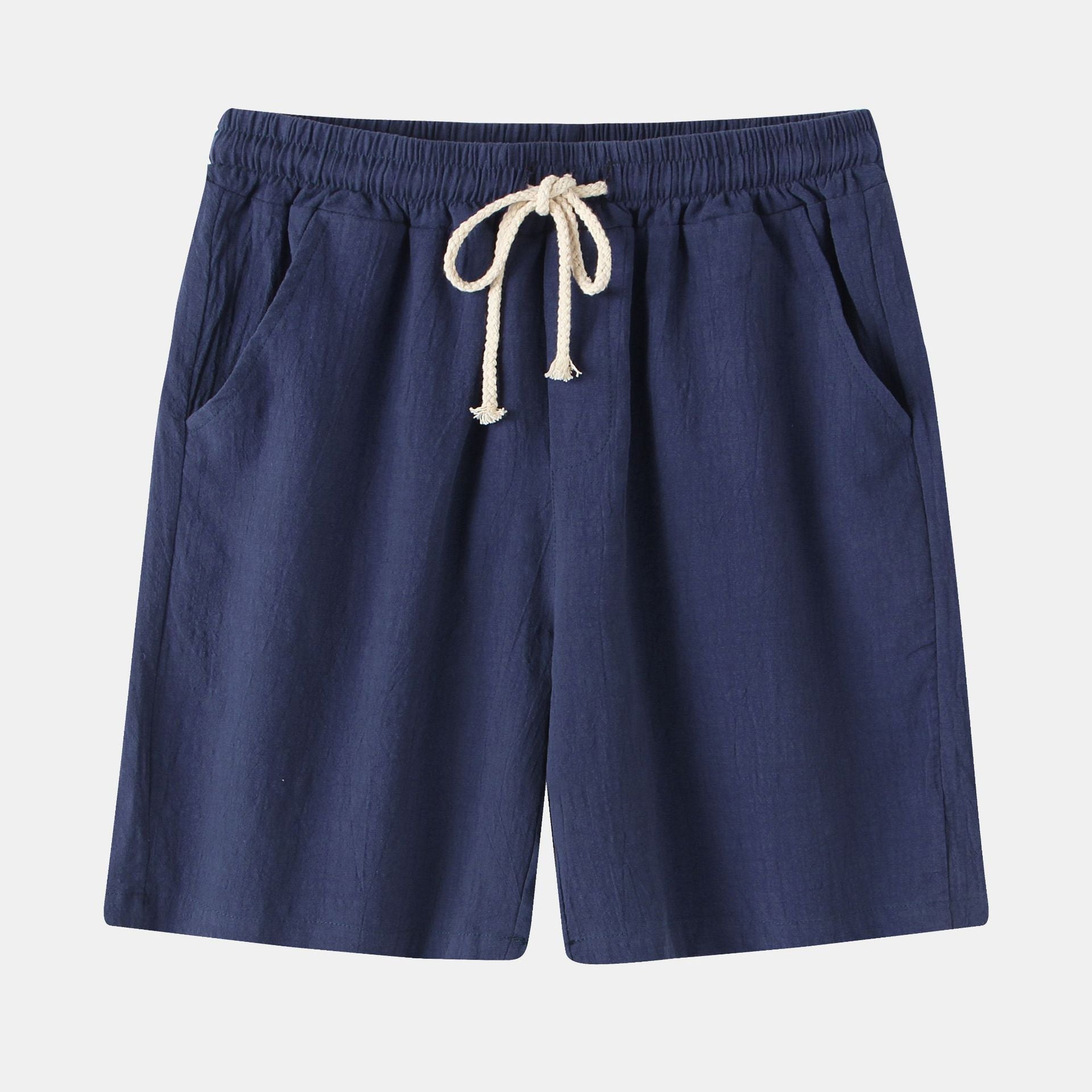 Herren Bermuda-Shorts mit elastischem Bund und seitlichen Taschen