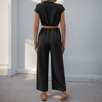 Damen Jumpsuit mit weichem Material und tailliertem Schnitt R&B