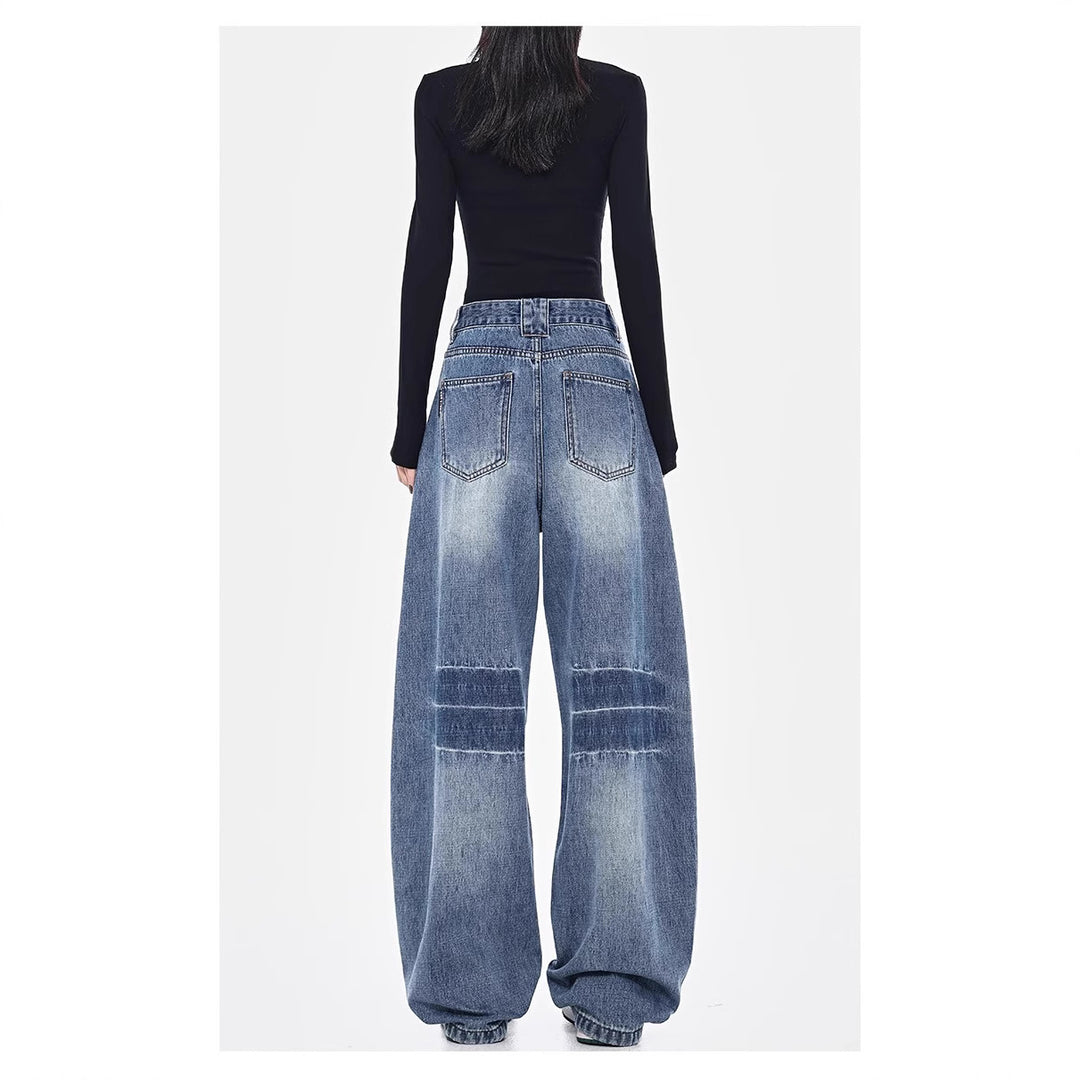 Damen Oversize Jeanshose R&B