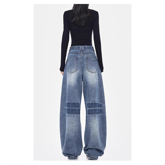 Damen Oversize Jeanshose R&B