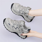 Damen Lauf- und Freizeitsneaker mit atmungsaktivem Obermaterial und rutschfester Sohle R&B