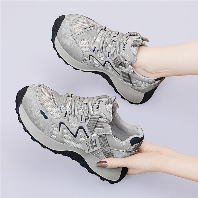Damen Lauf- und Freizeitsneaker mit atmungsaktivem Obermaterial und rutschfester Sohle R&B