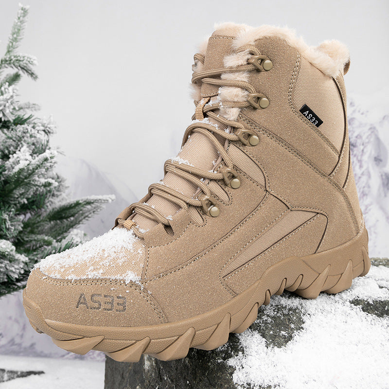 Herren isolierte Winterstiefel mit rutschfester Sohle und warmem Innenfutter R&B
