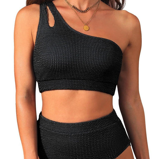 Damen Einseitiger Hochtaillierter Bikini R&B